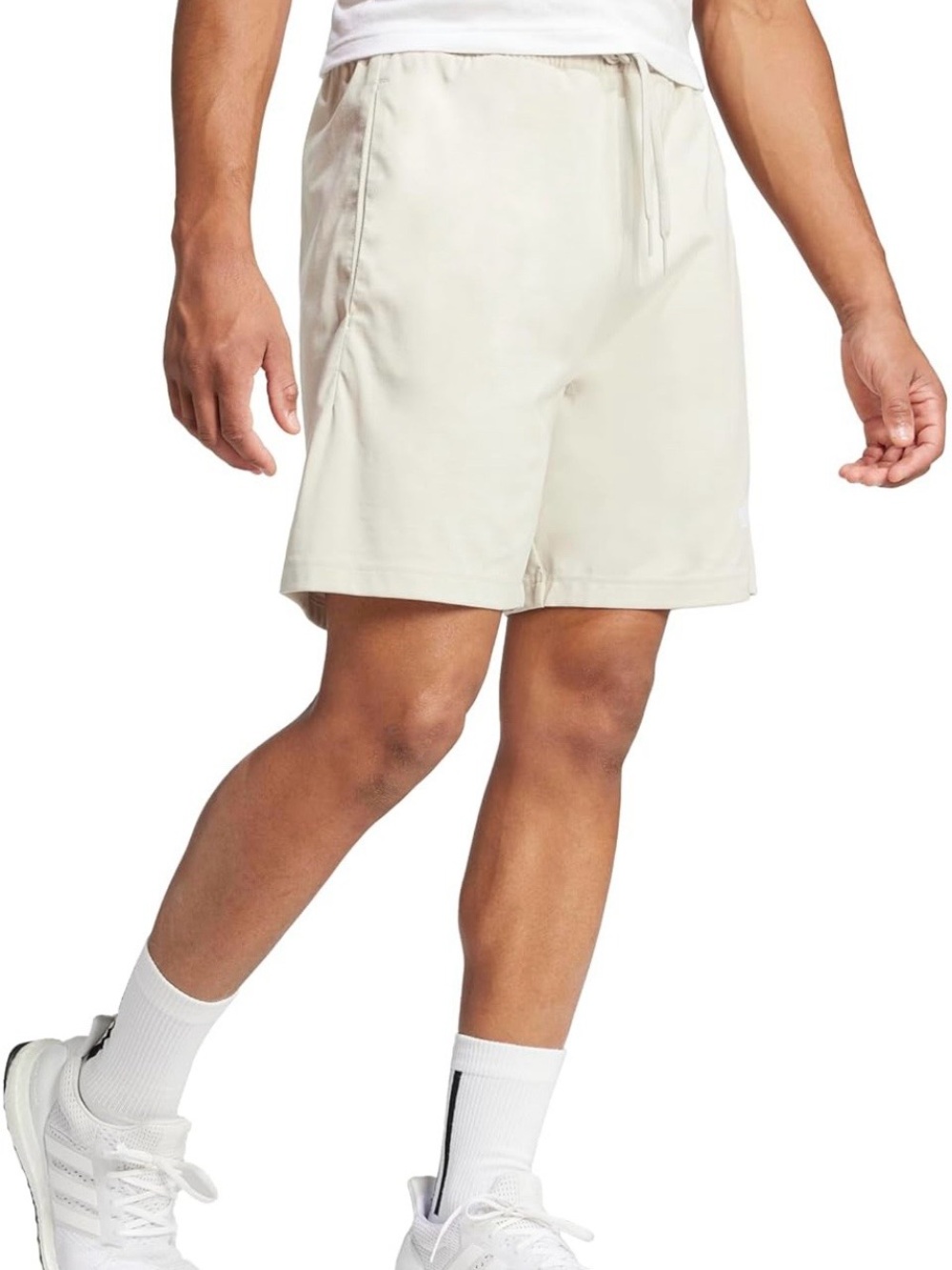 adidas Men's Essentials Big Logo Single Jersey 7-Inch Shorts